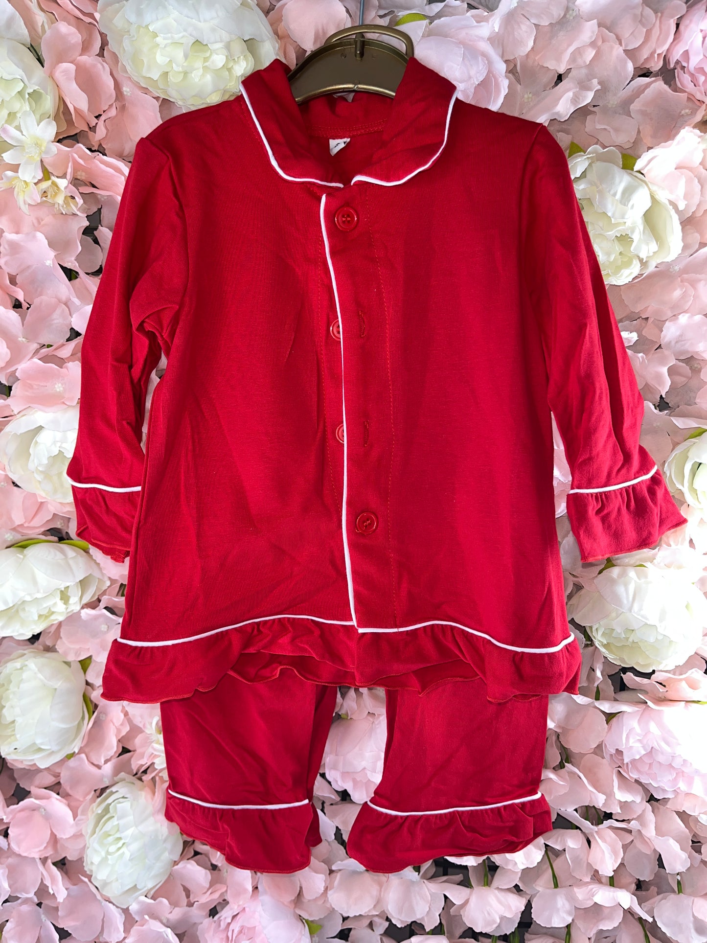 Red Ruffle Pjs