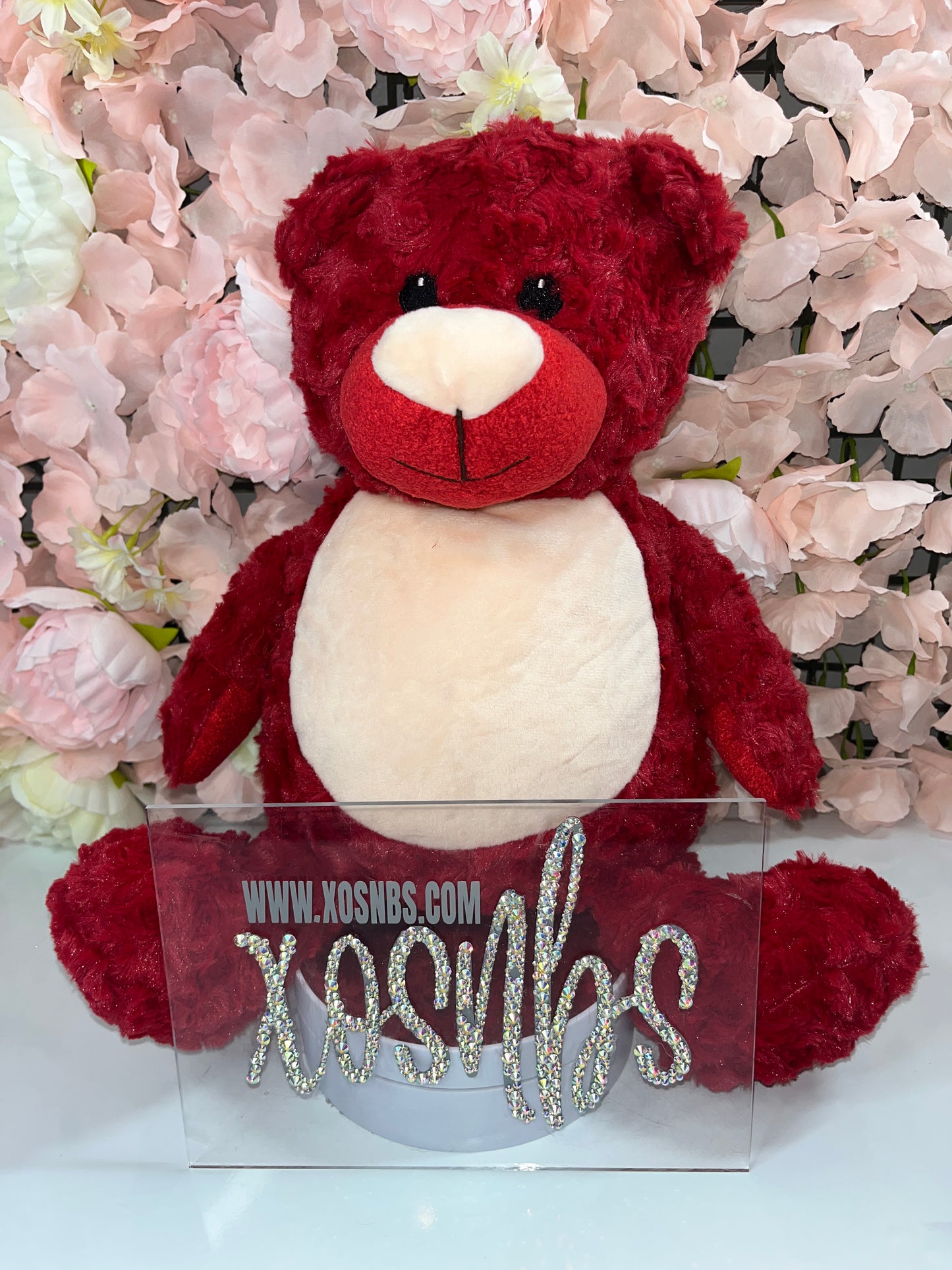 Personalized Red Teddy