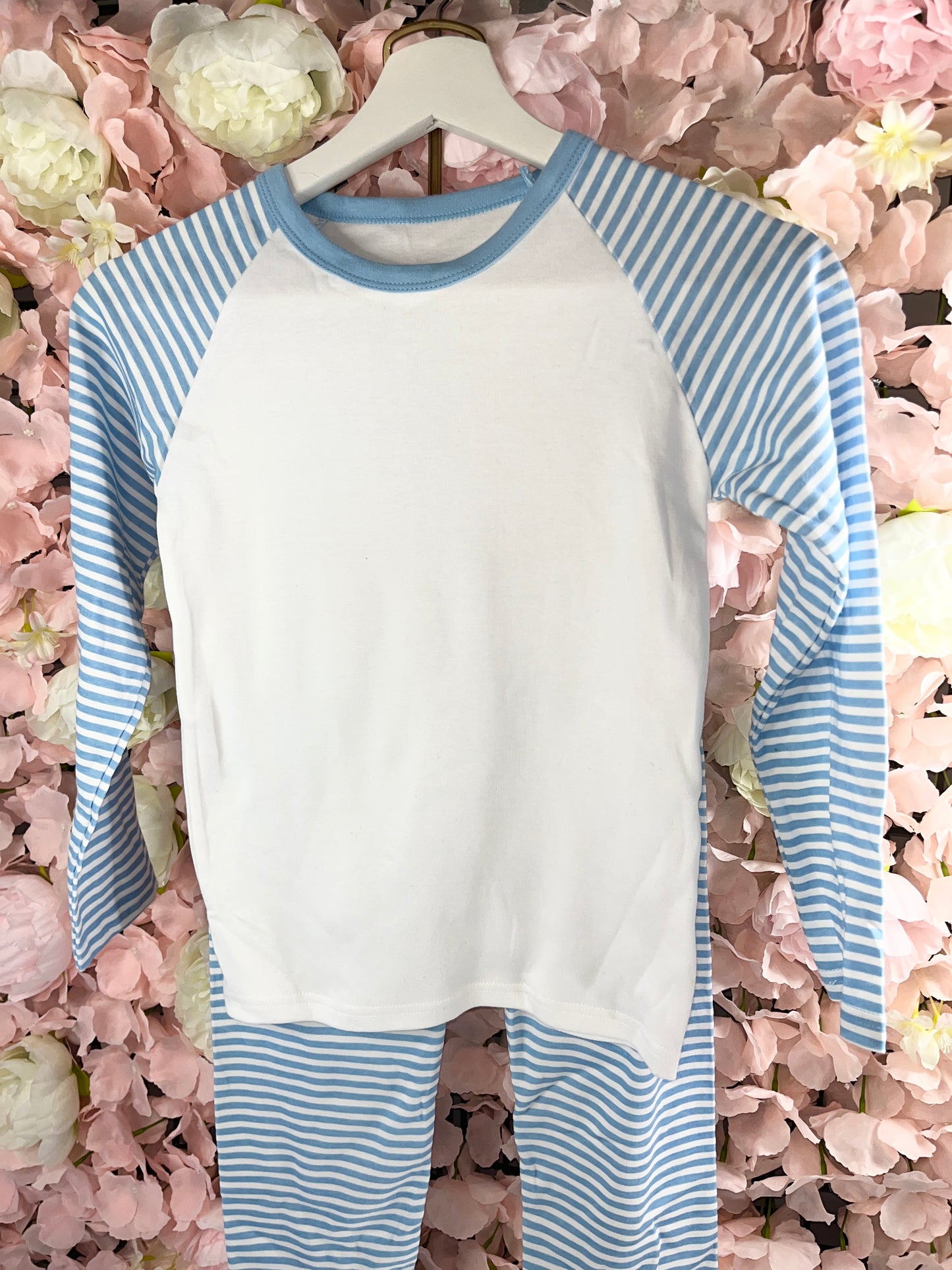 Baby Blue Stripe Pjs