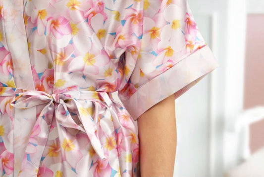 SALE! Patterned Satin Robe