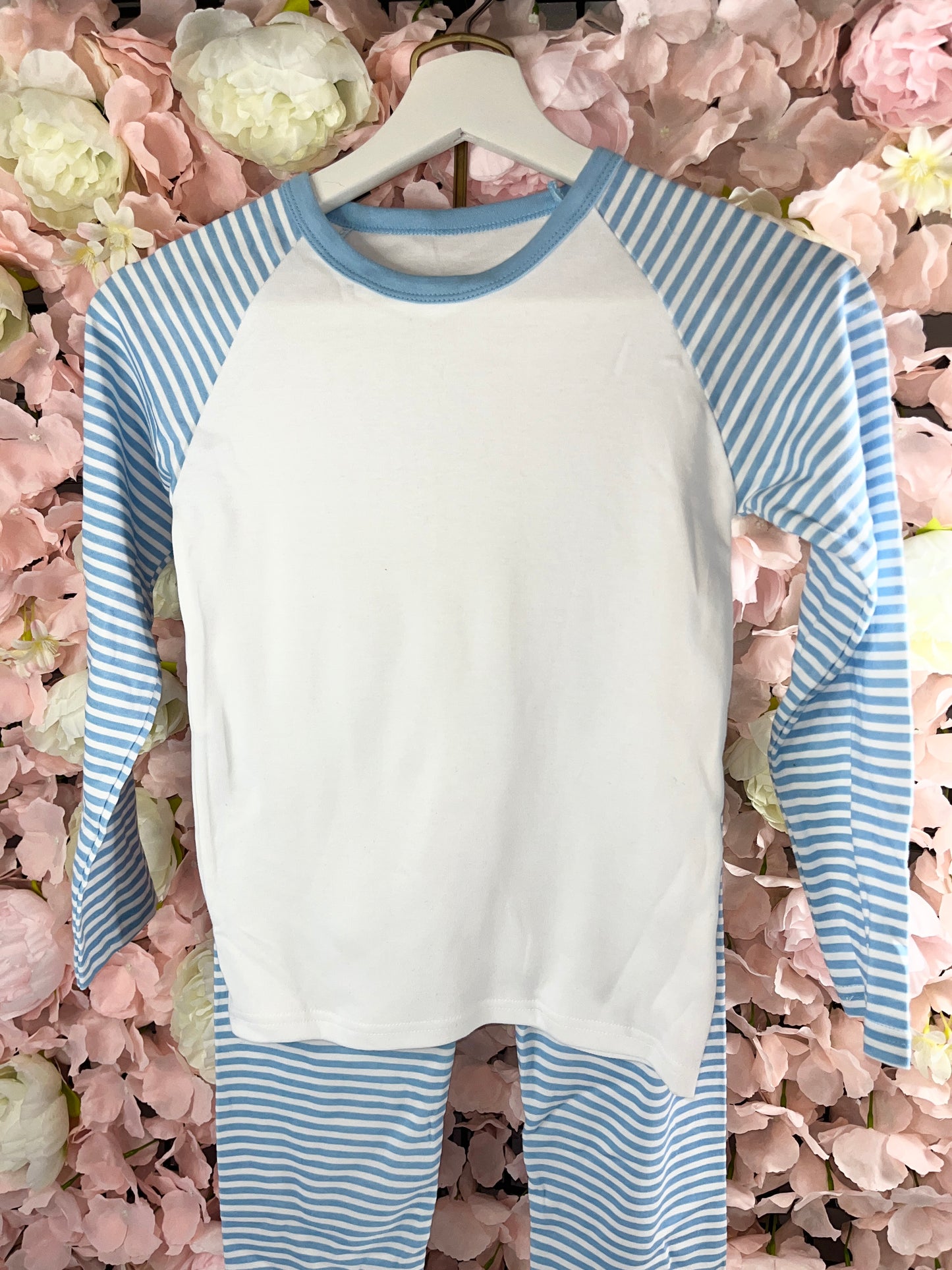 Baby Blue Stripe Pjs