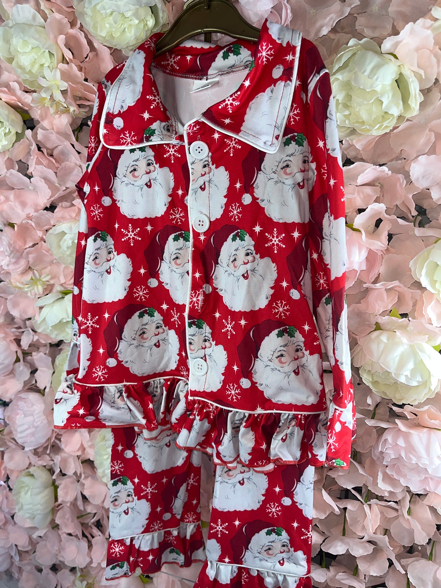 Ruffle Santa Pjs