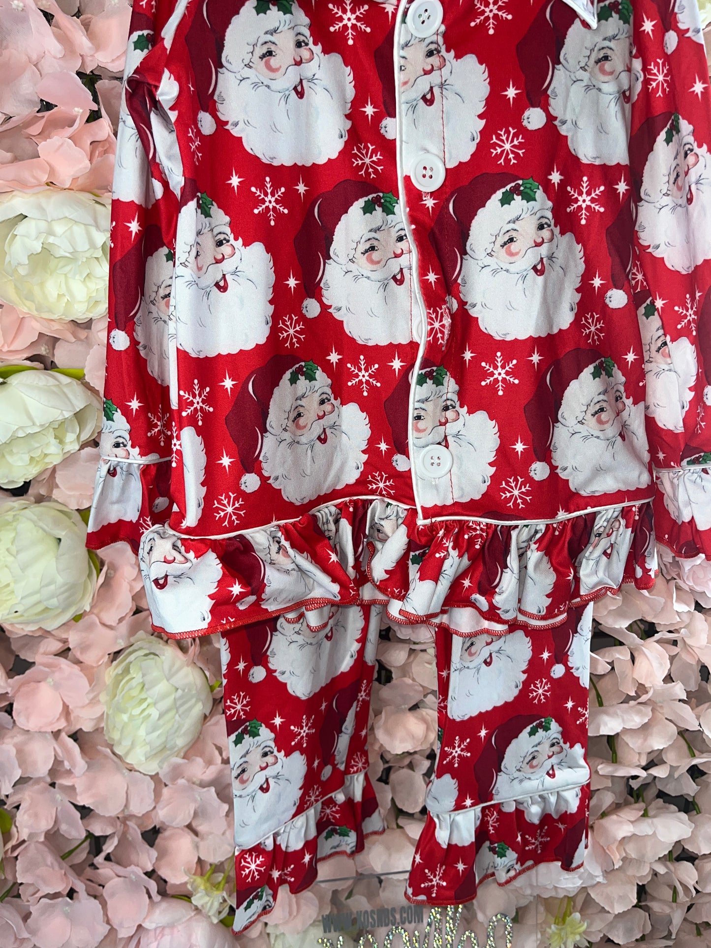 Ruffle Santa Pjs