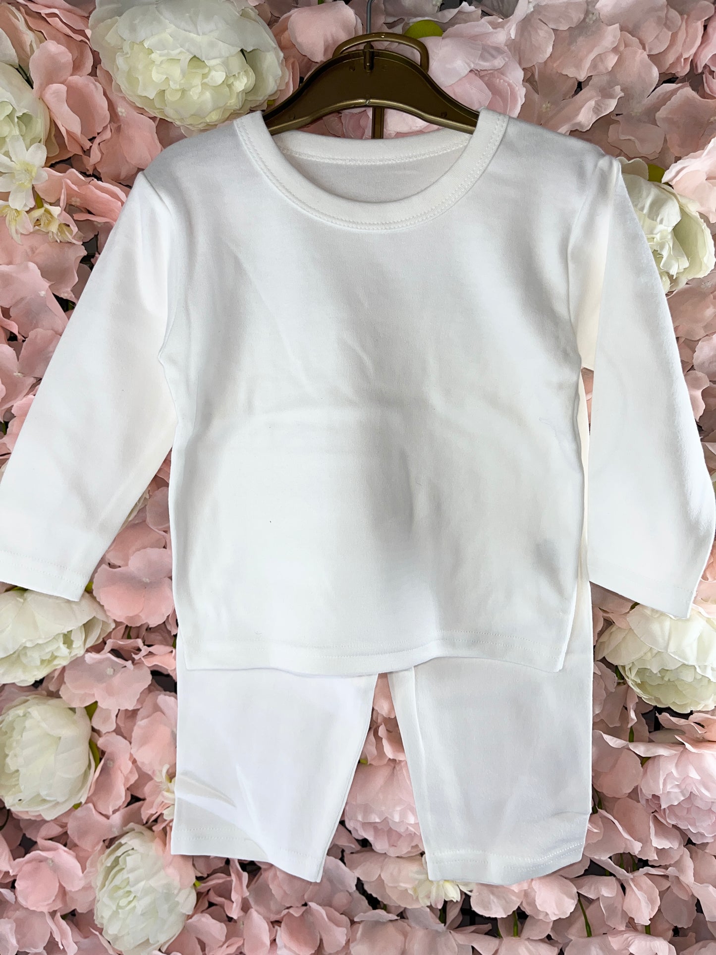 White Loungewear Pjs