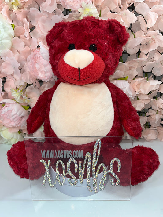 Personalized Red Teddy