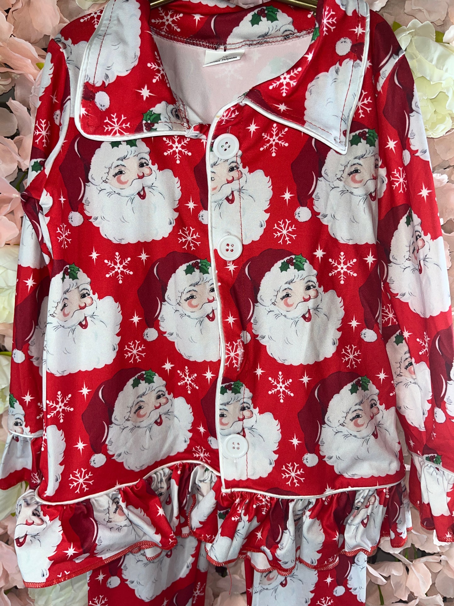 Ruffle Santa Pjs