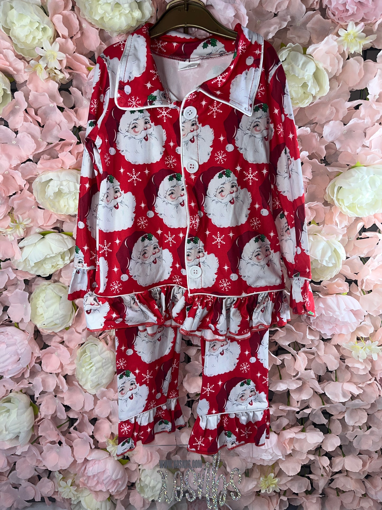 Ruffle Santa Pjs