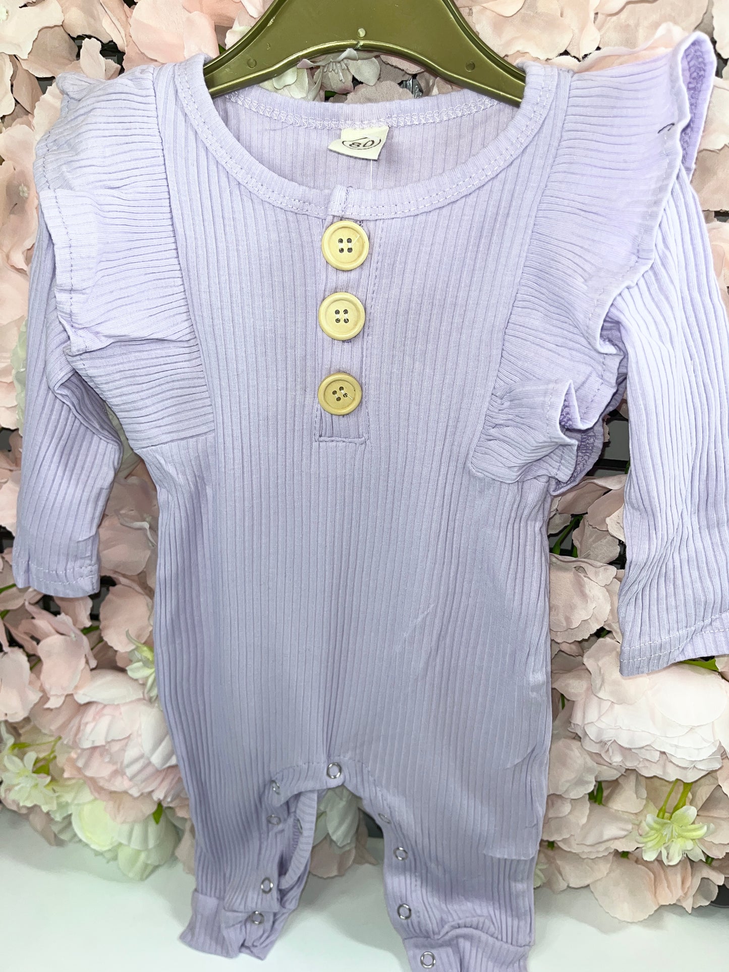 Lilac Romper & Matching Headband