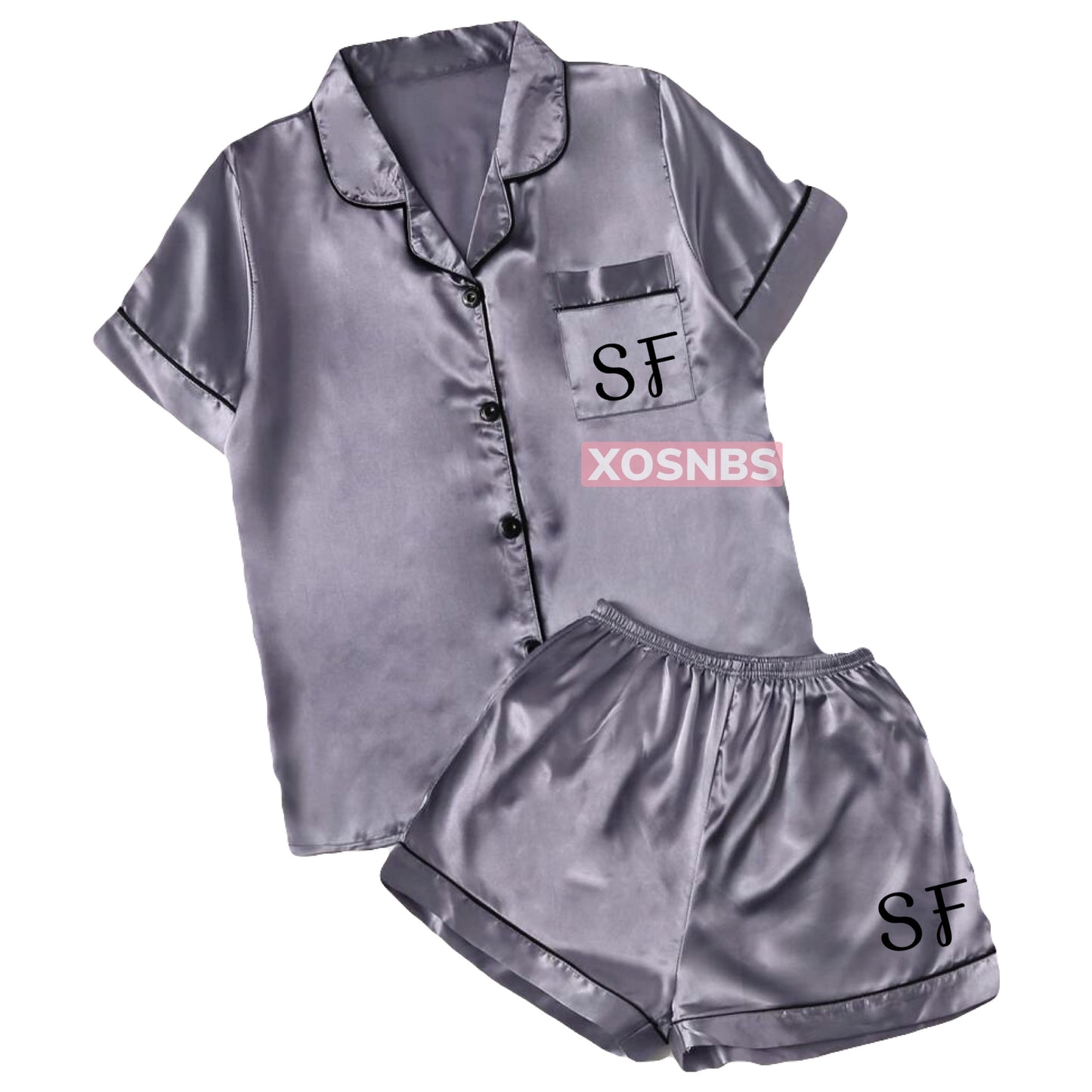 New | Satin Short Shirt Pyjamas