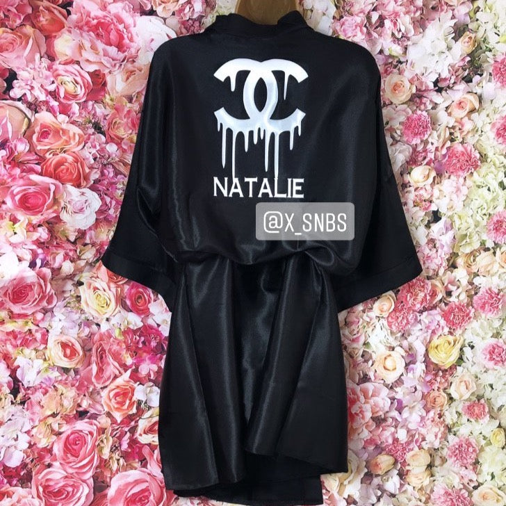 Personalised Robe | Black