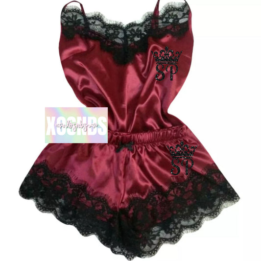 Personalised Lace Set | Red