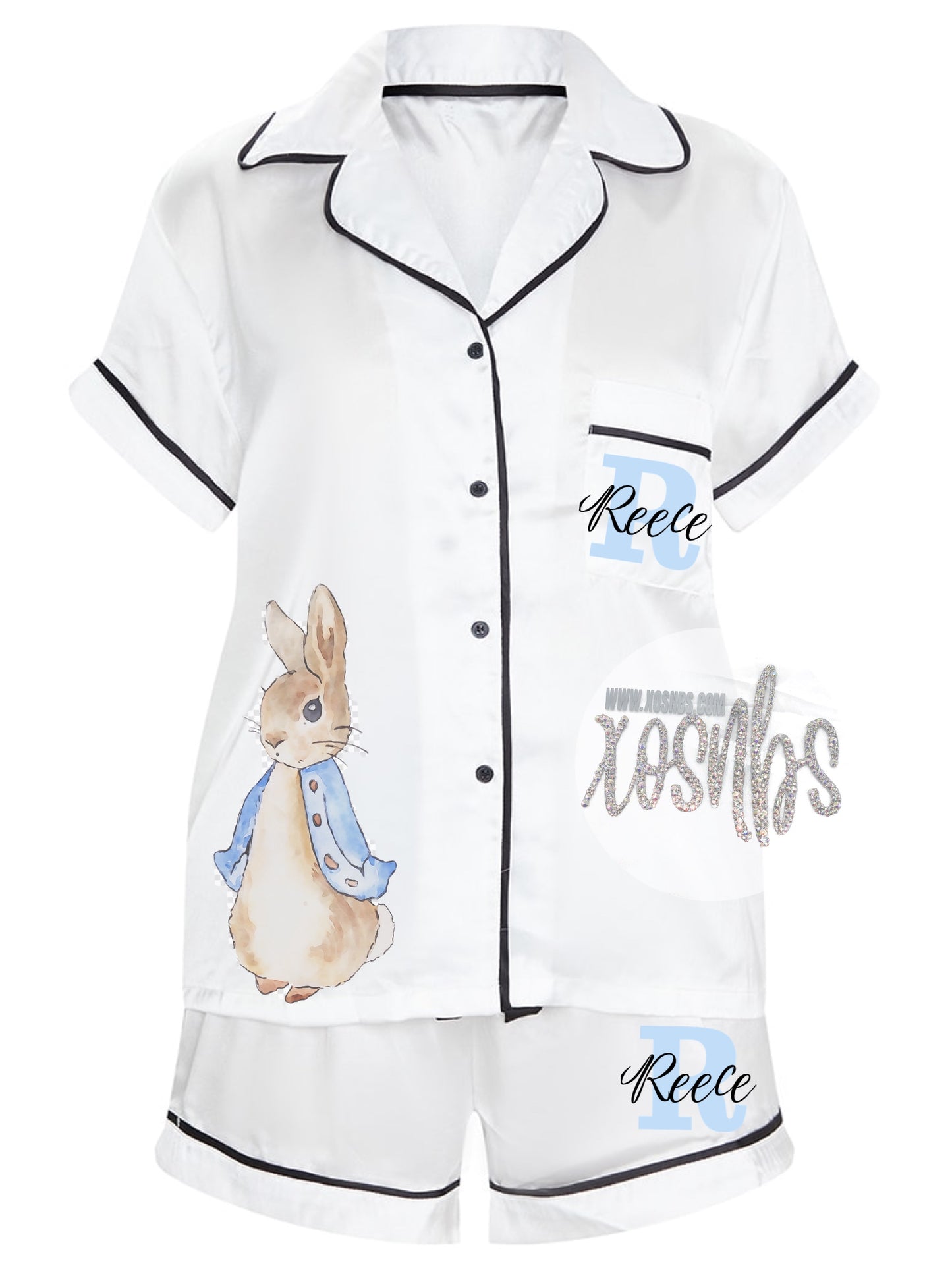 Personalised Peter Rabbit Pjs - Boys