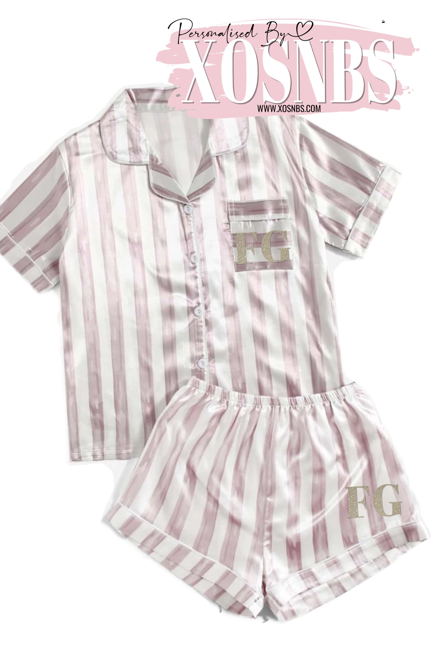 Personalised Satin Pyjamas