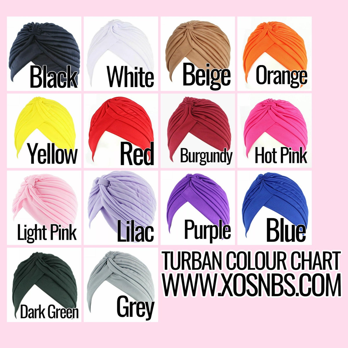 Shamban Color Rhinestone Turban & Matching Sarong | More Colours Available – XOSNBS