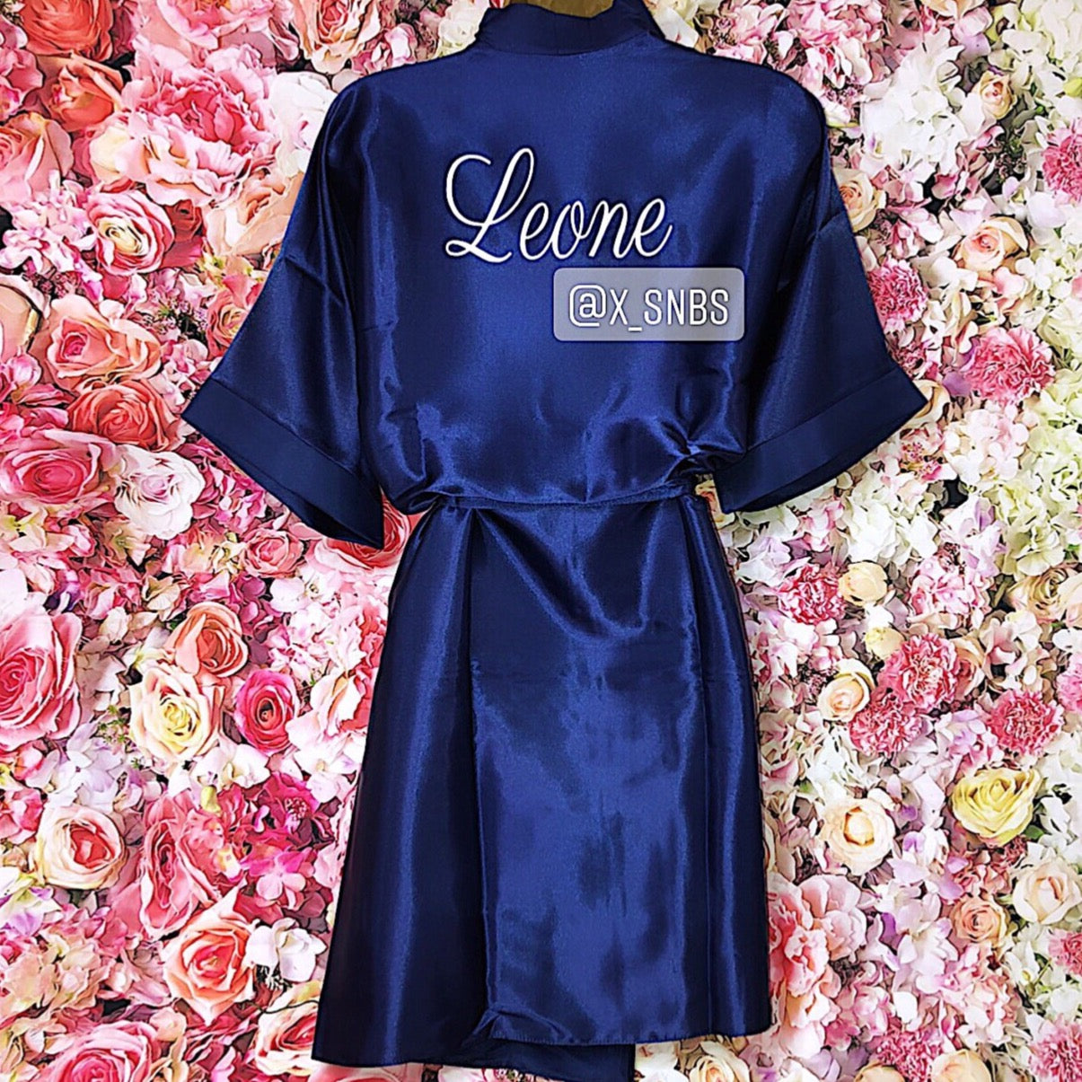 Personalised Robe | Navy