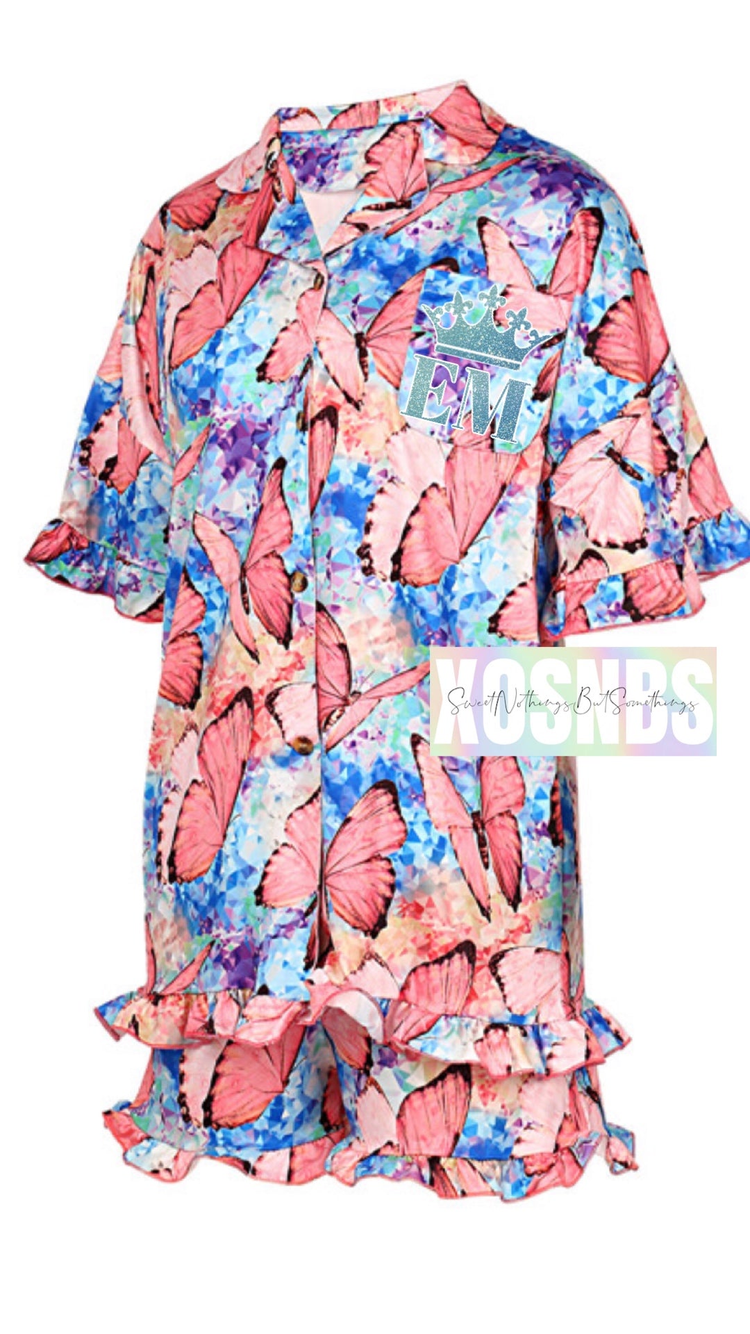 NEW | Personalised Ruffle Shirt Pyjamas