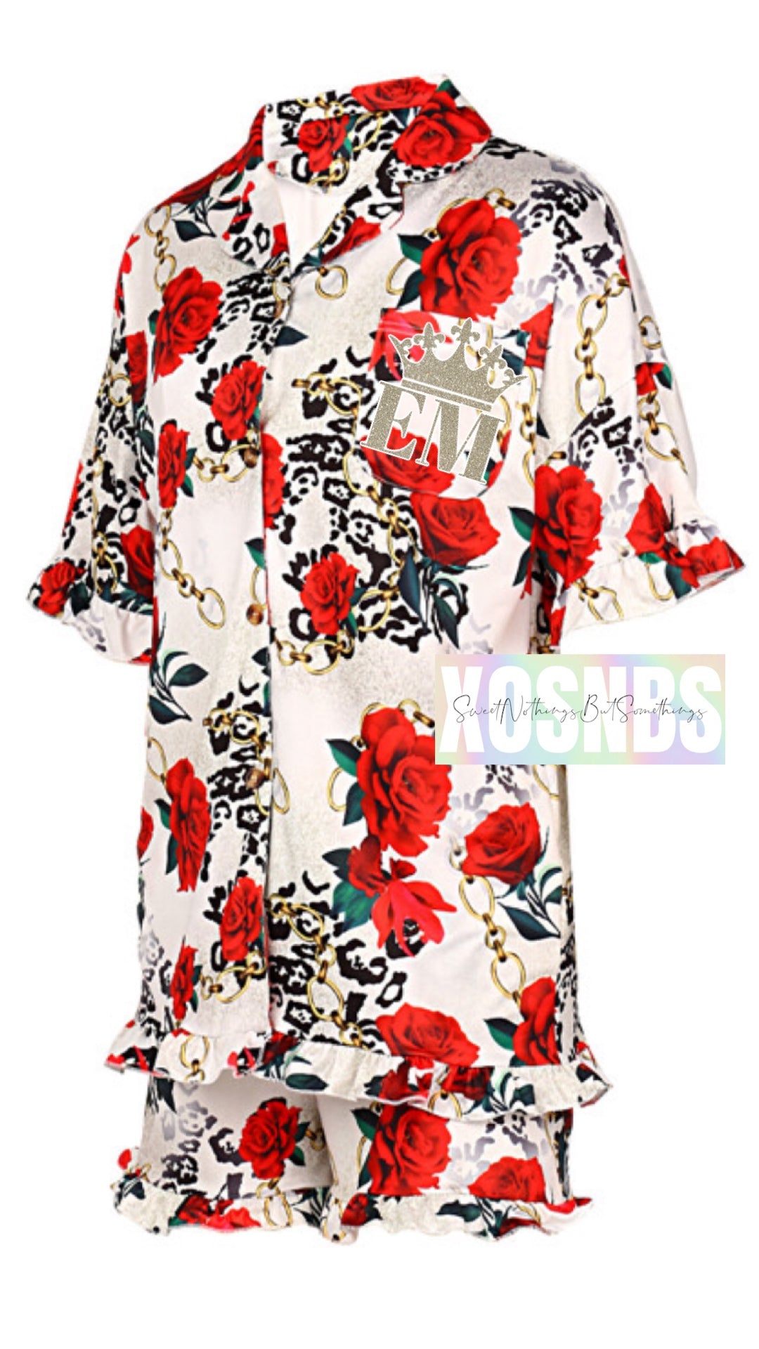 NEW | Personalised Ruffle Shirt Pyjamas