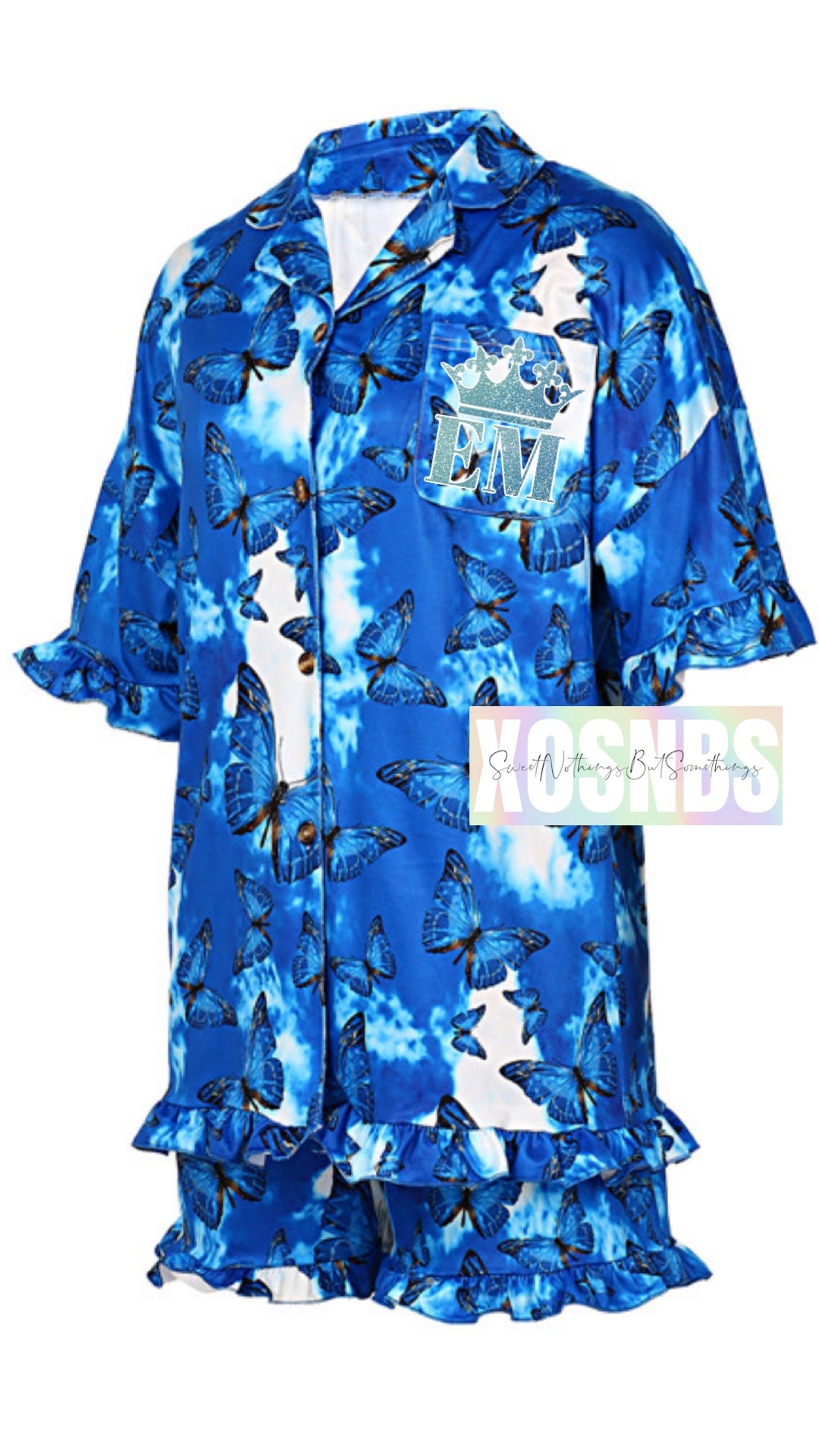 NEW | Personalised Ruffle Shirt Pyjamas