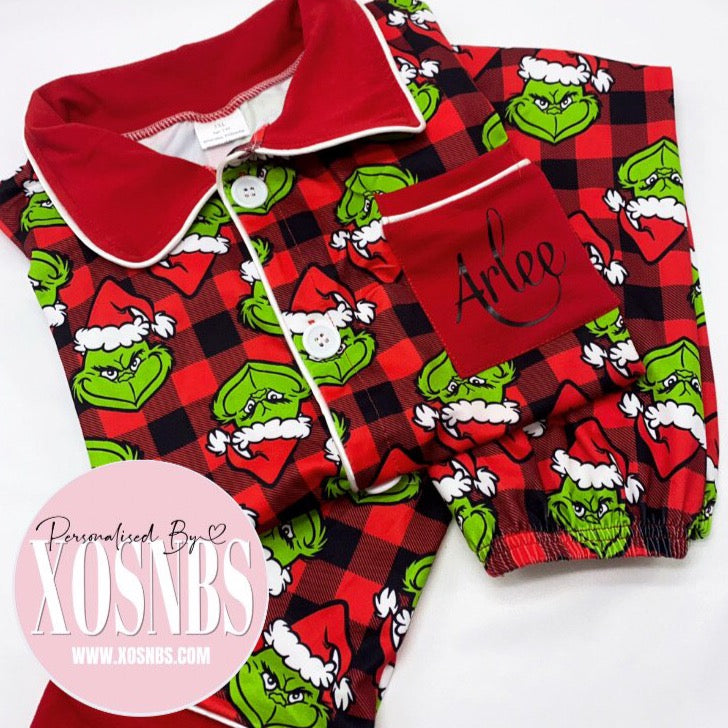 Grinch | Ruffle Trim Sets Also Available