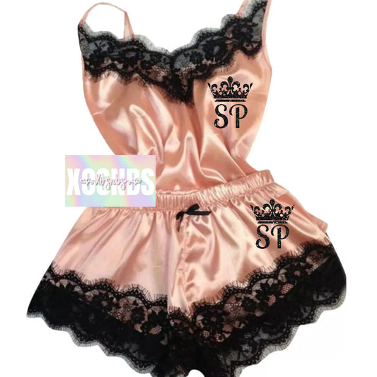 Personalised Lace Set | Nude