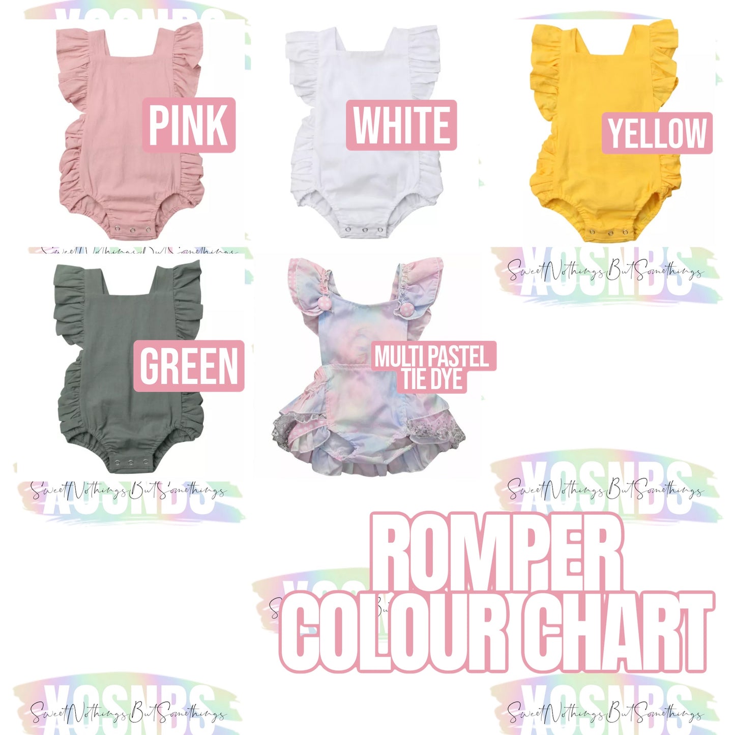 Deluxe Personalised Birthday Romper | More Colours Available