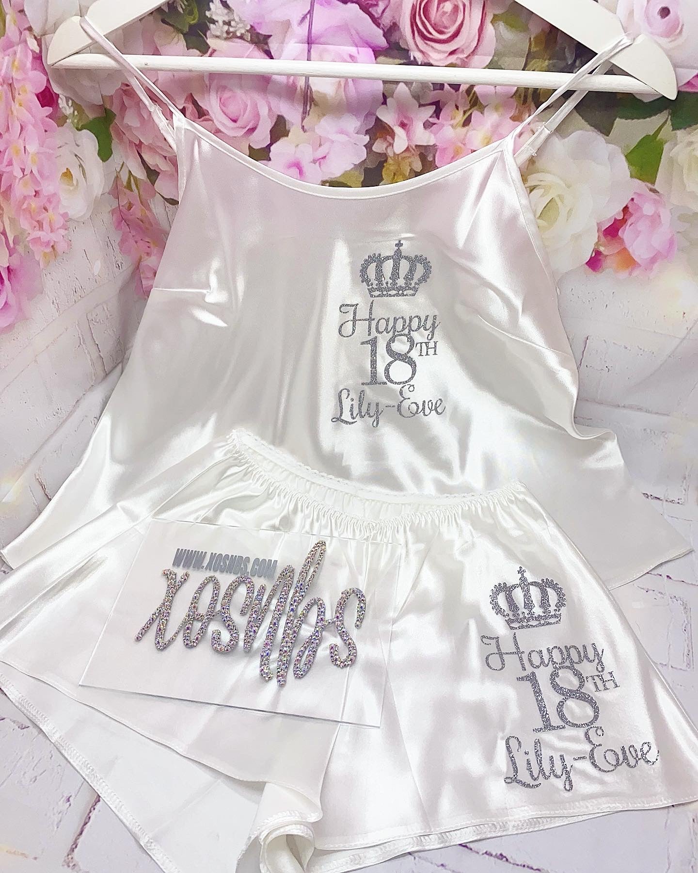 Personalised Cami Set | Ivory