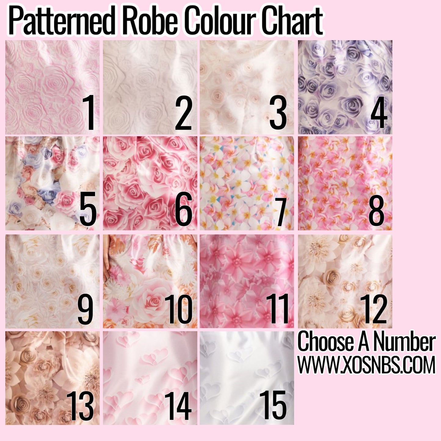 Personalised Robe | Floral | More Colours Available