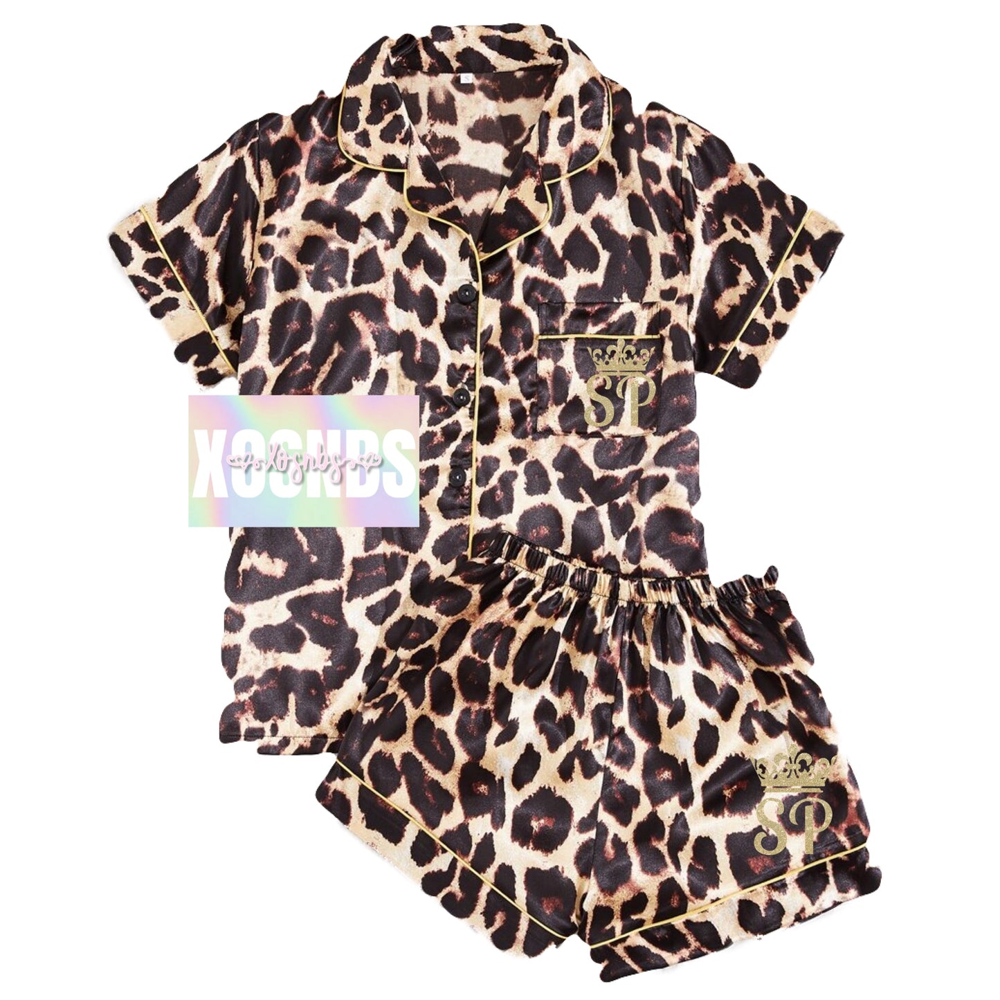 New | Satin Short Shirt Pyjamas