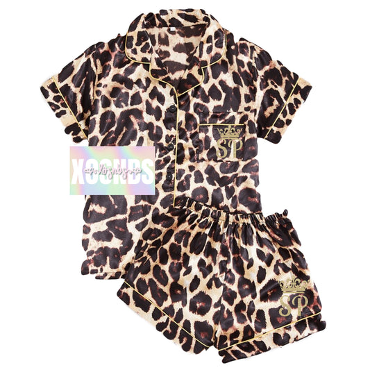 New | Satin Short Shirt Pyjamas