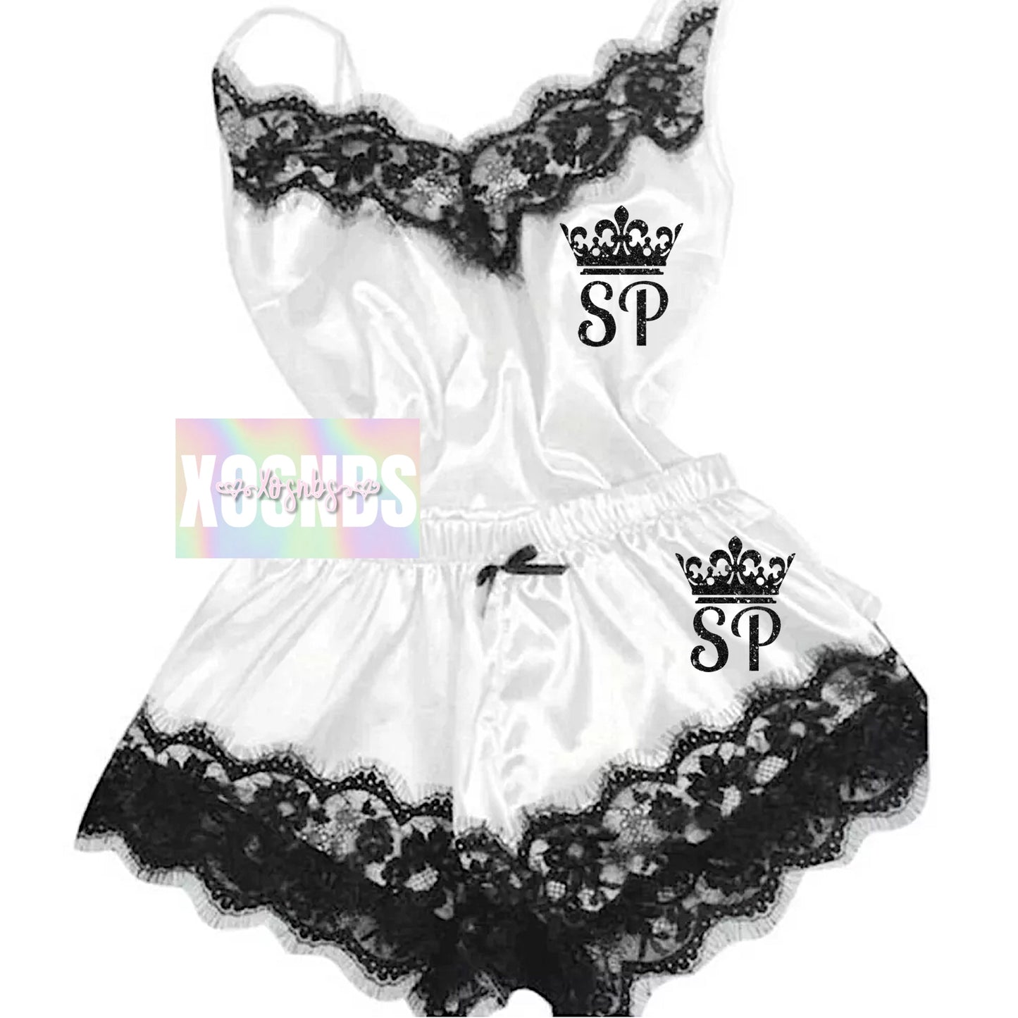Personalised Lace Set | White