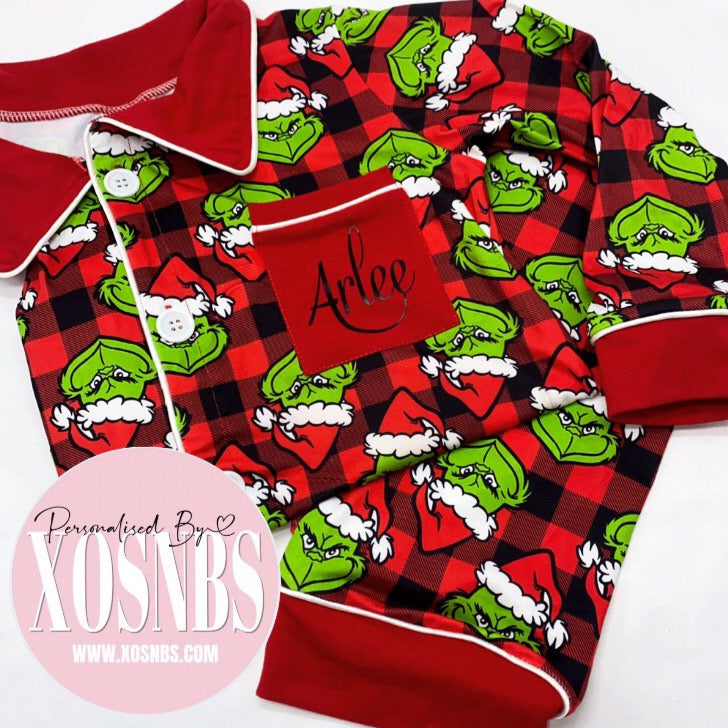 Grinch | Ruffle Trim Sets Also Available