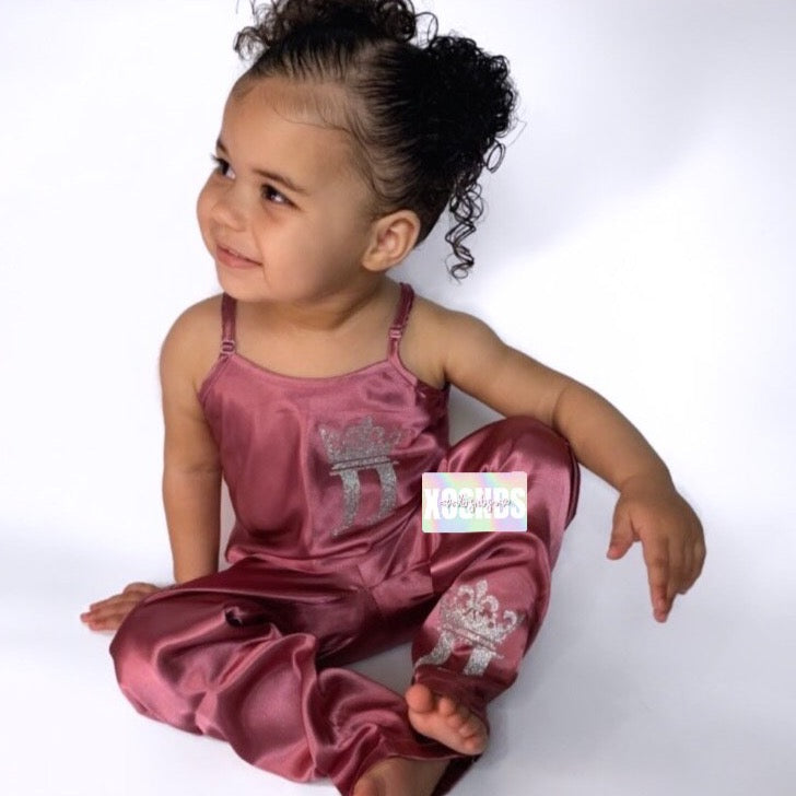 Kids Satin Long Cami Sets | More Colours Available