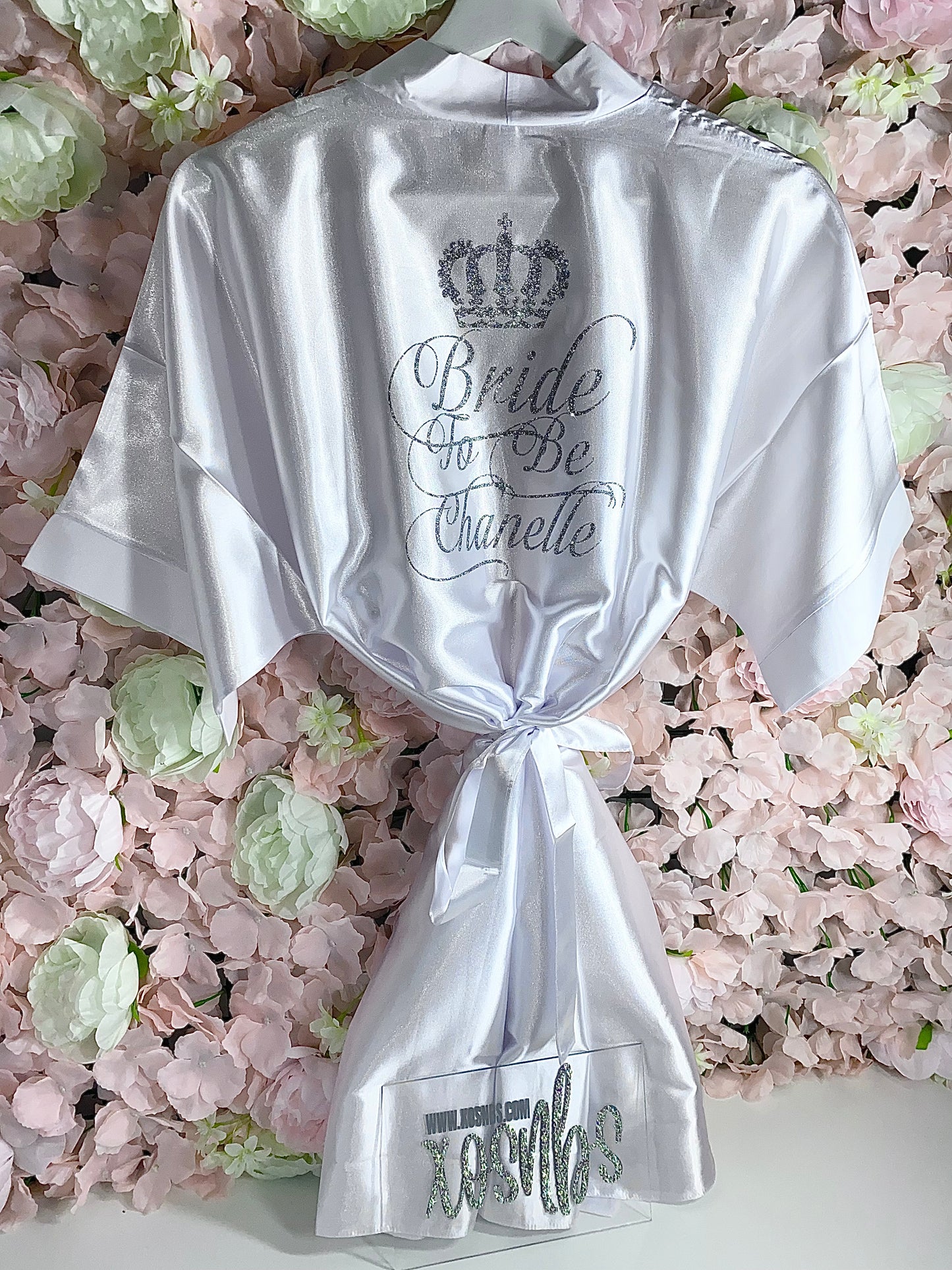 Personalised Robe - White