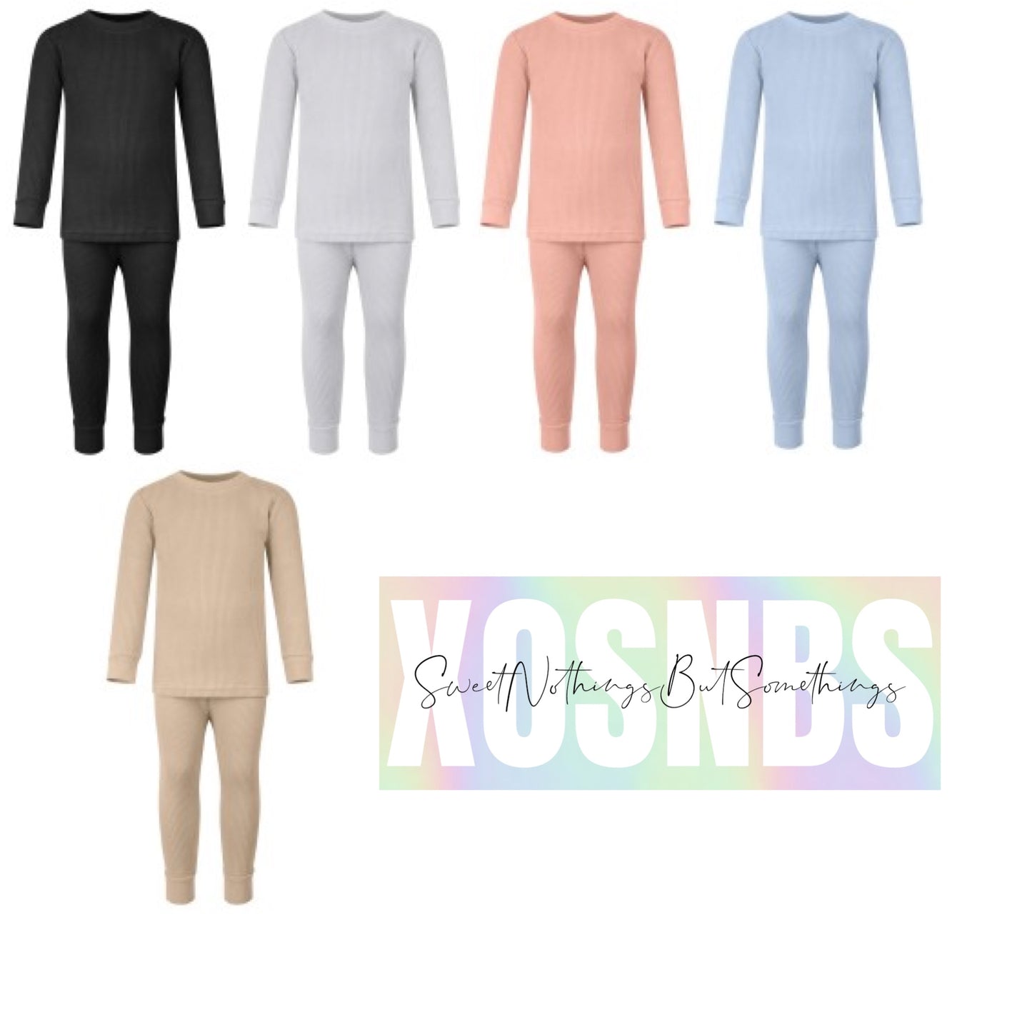 Deluxe Personalised Pyjamas | Ribbed