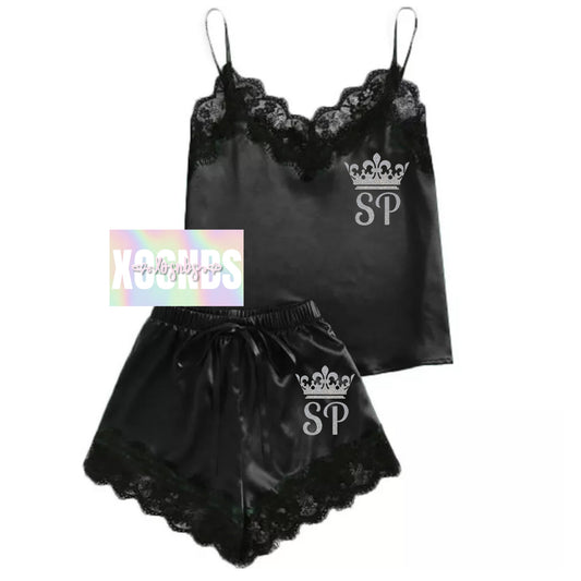 Personalised Lace Set | Black