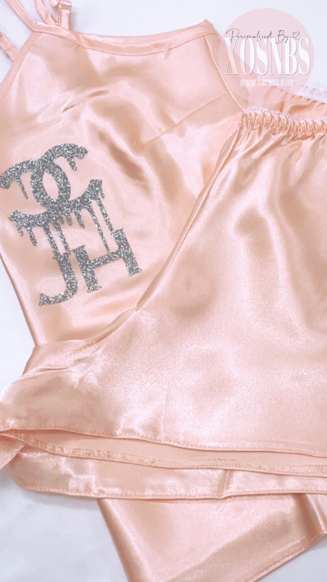 Personalised Cami Set | Nude