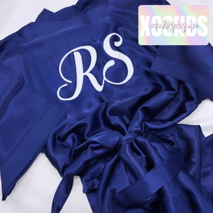 Personalised Robe | Navy