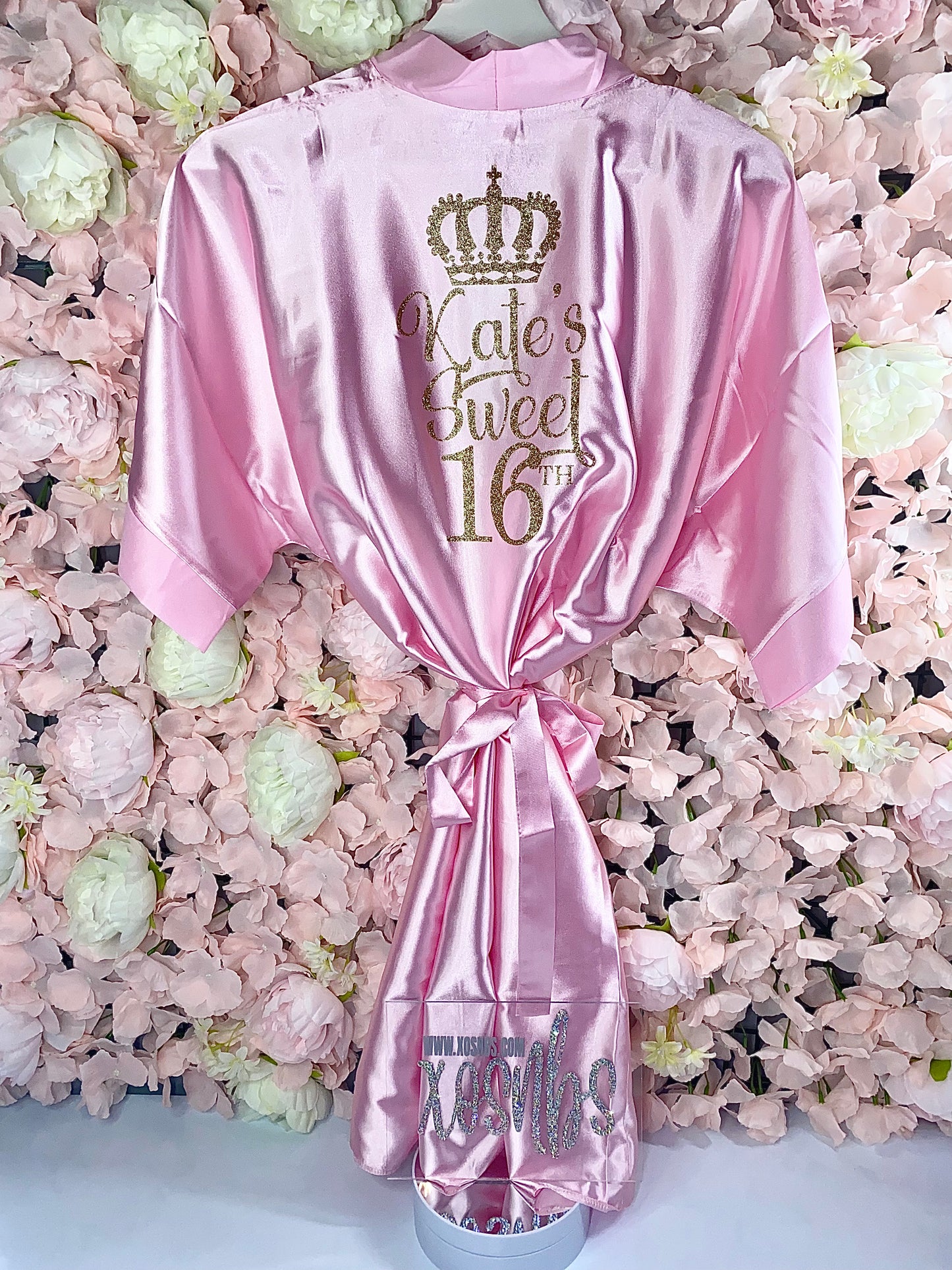 Personalised Robe | Baby Pink