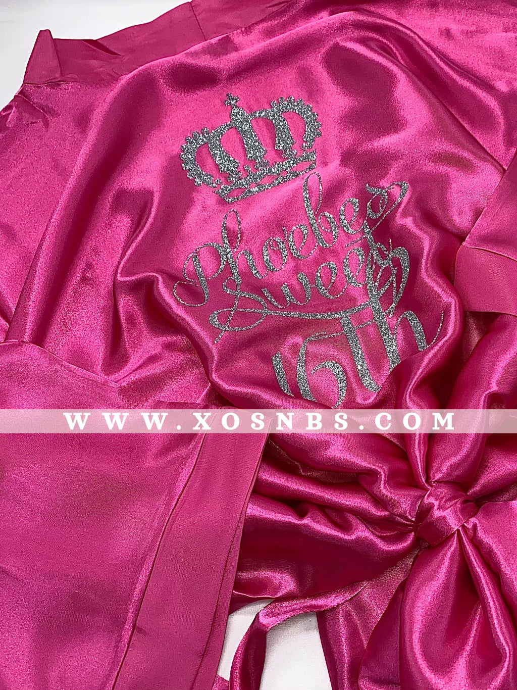 Personalised Robe | Hot Pink