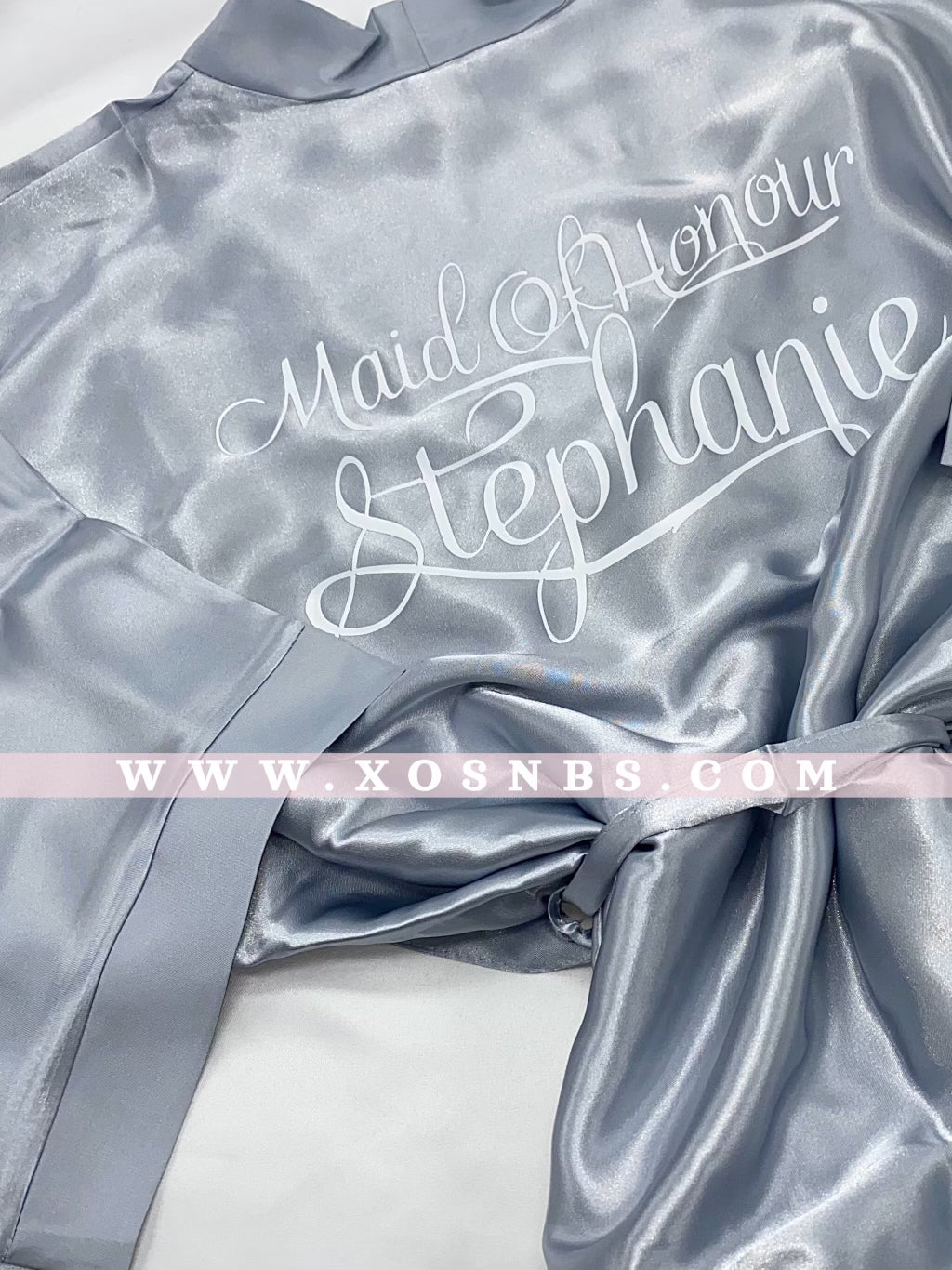 Personalised Robe | Silver