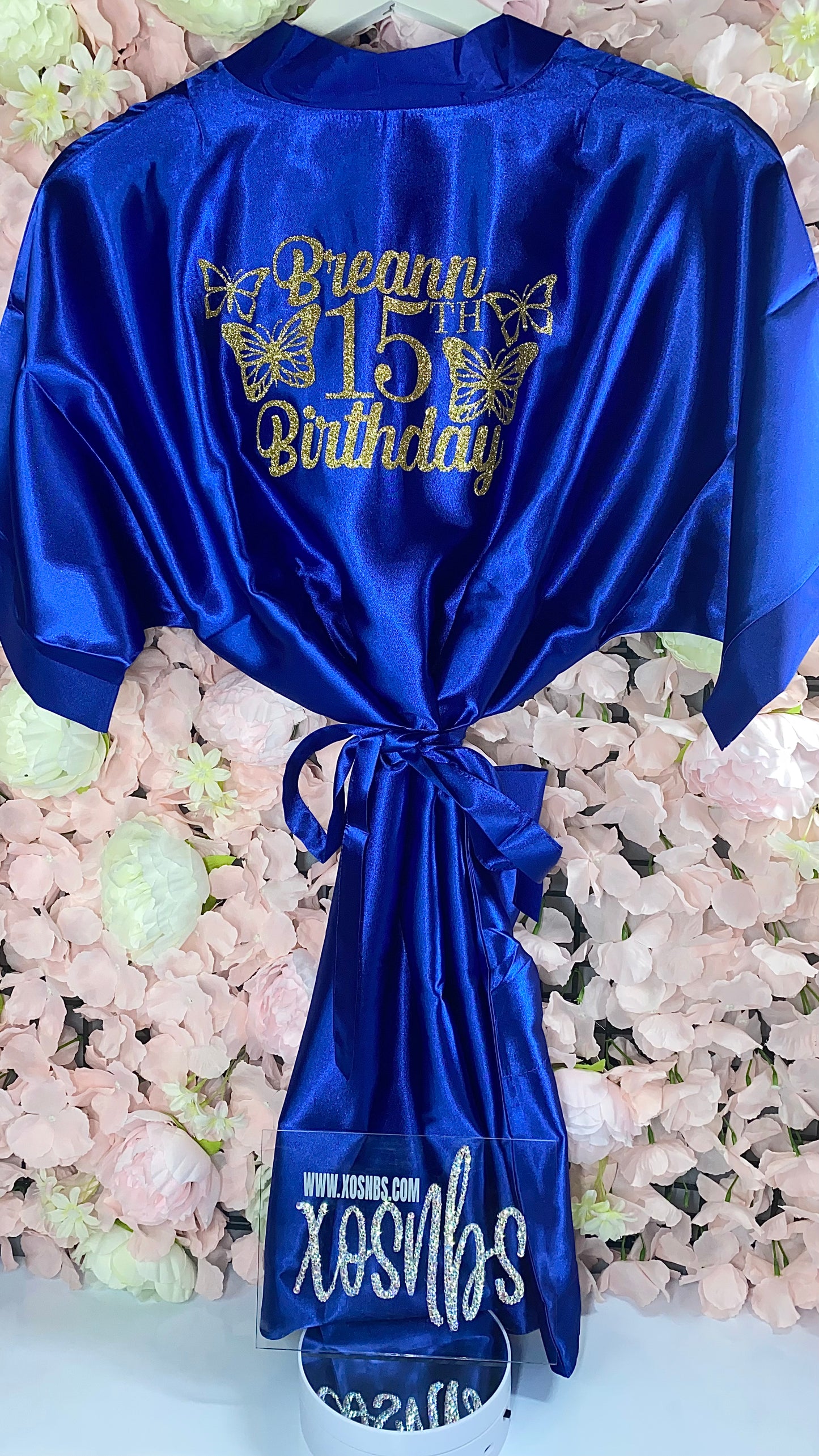 Personalised Robe | Royal Blue