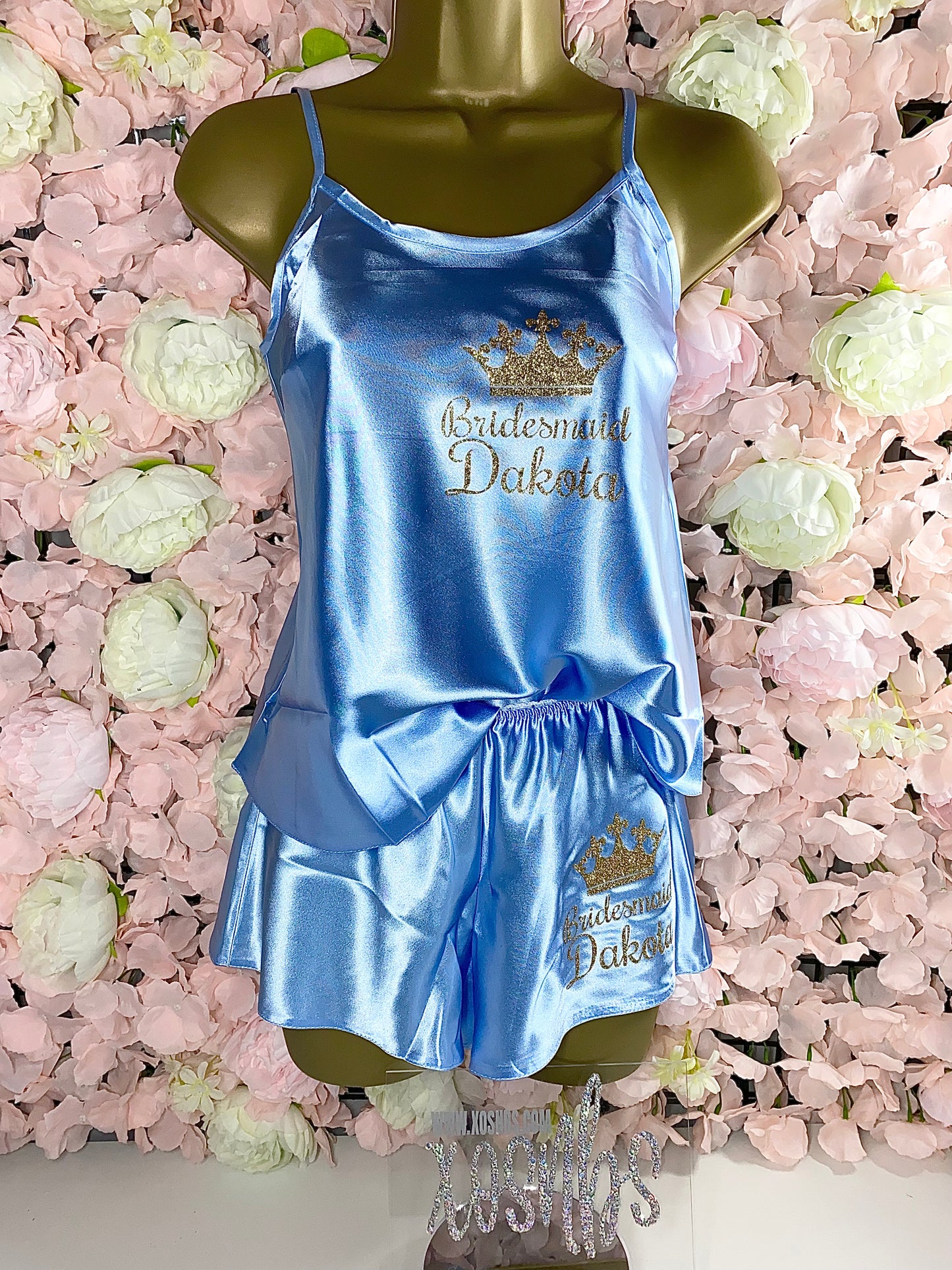 Personalised Cami Set | BabyBlue