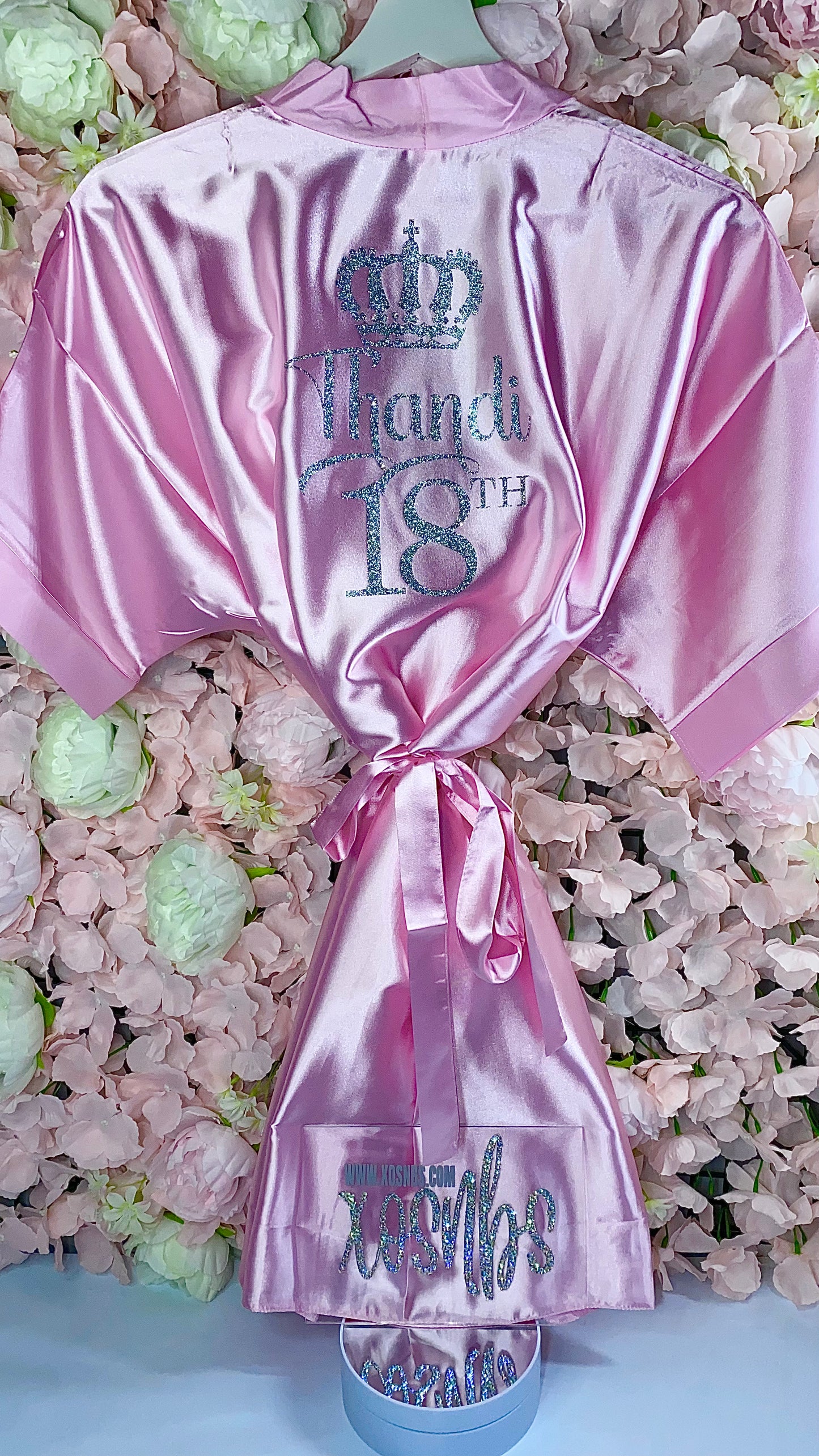 Personalised Robe | Baby Pink