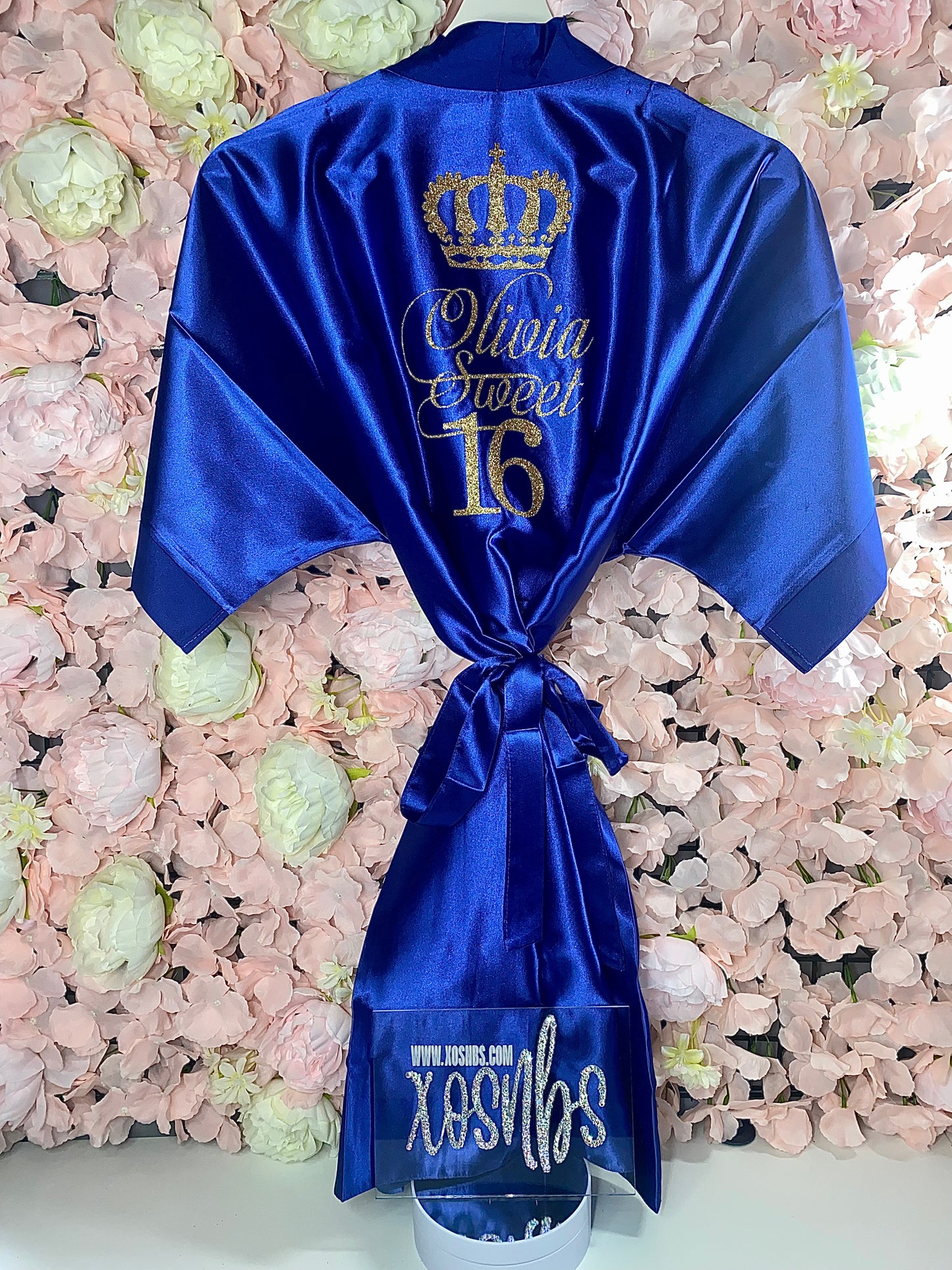 Personalised Robe | Royal Blue