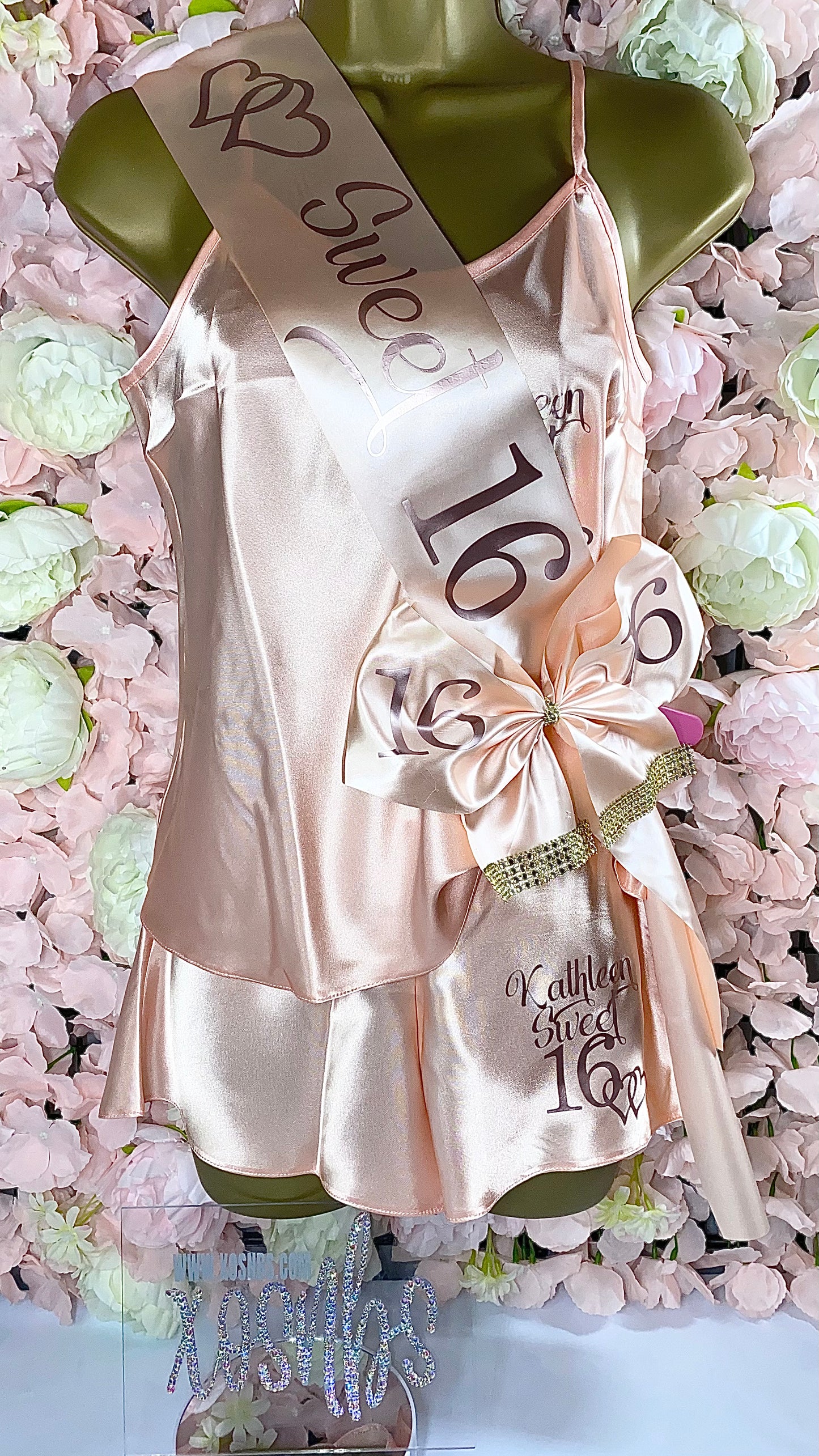 Personalised Cami Set | Nude